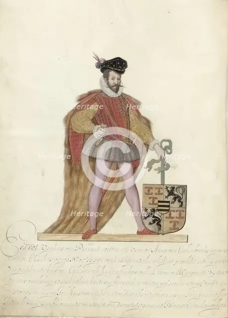 Erard van Pallandt, lord of Culemborg, c.1600-c.1625. Creator: Nicolaes de Kemp.