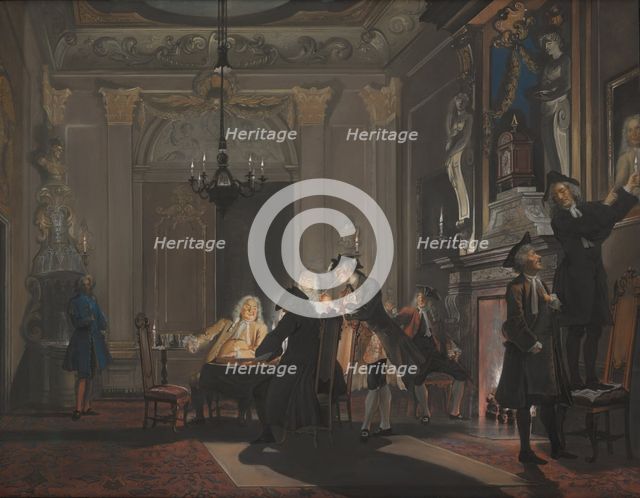 'Erat Sermo inter Fratres' (The brothers conversed), c1720-1750. Creator: Cornelis Troost.