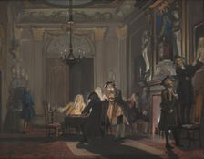 Erat Sermo inter Fratres (The brothers conversed), c1720-1750. Creator: Cornelis Troost