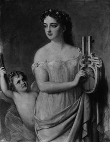 Erato, 1869. Creator: Giuseppe Fagnani