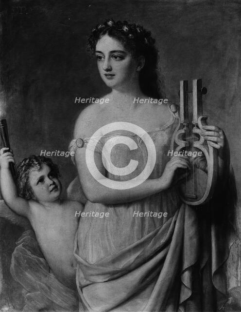 Erato, 1869. Creator: Giuseppe Fagnani.