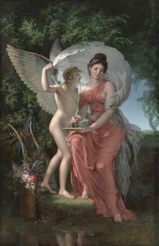 Erato, Muse of Lyrical Poetry, 1800. Creator: Charles Meynier (French, 1768-1832)