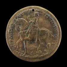 Ercole on Horseback [reverse]. Creator: Baldassare d'Este