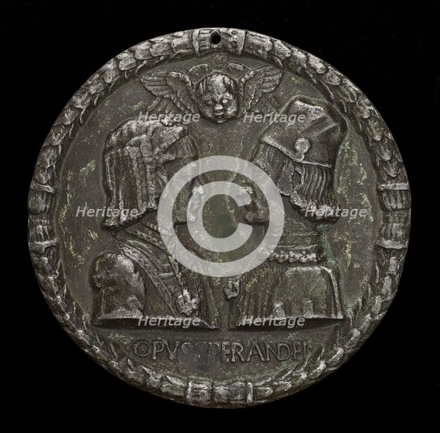 Ercole I d'Este, 1431-1505, Duke of Ferrara, and Eleonora of Aragon, 1450-1493, His Wife 1473, proba Creator: Sperandio Savelli.