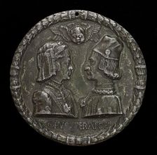 Ercole I d'Este, 1431-1505, Duke of Ferrara, and Eleonora of Aragon, 1450-1493, His Wife 1473, proba Creator: Sperandio Savelli