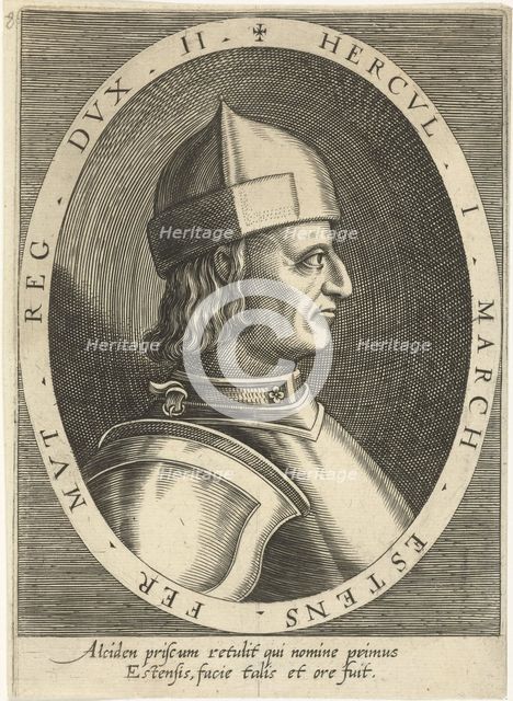 Ercole I d'Este (1431-1505), Duke of Ferrara, ca 1600-1603. Creator: Custos, Dominicus (1560-1612).