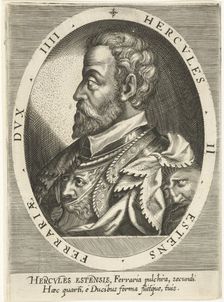Ercole II d'Este (1508-1559), Duke of Ferrara, Modena and Reggio, ca. 1600. Artist: Custos, Dominicus (1560-1612)