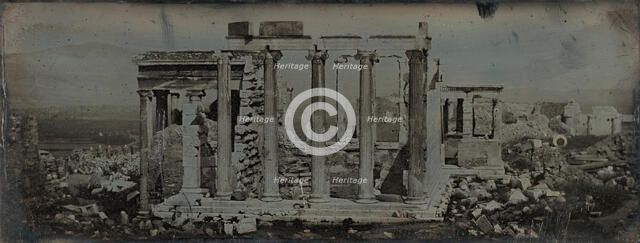 Erechtheion, Athens, 1842. Creator: Joseph Philibert Girault De Prangey.
