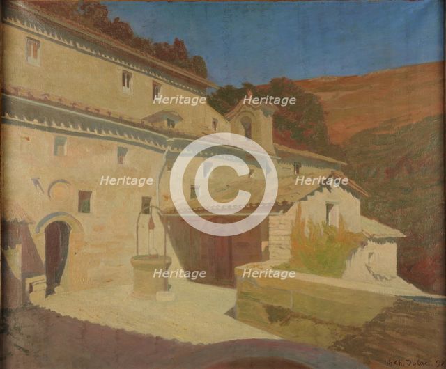 Eremo delle Carceri, Assisi, 1898. Creator: Dulac, Charles-Marie (1865-1898).