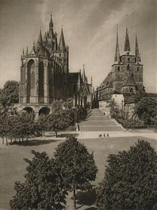 Erfurt. Cathedral and Severi Church 1931. Artist: Kurt Hielscher