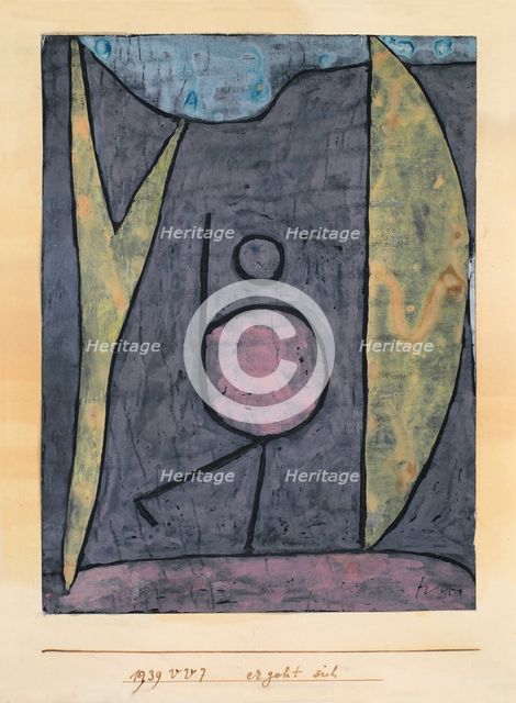 ergeht sich, 1939. Artist: Klee, Paul (1879-1940)