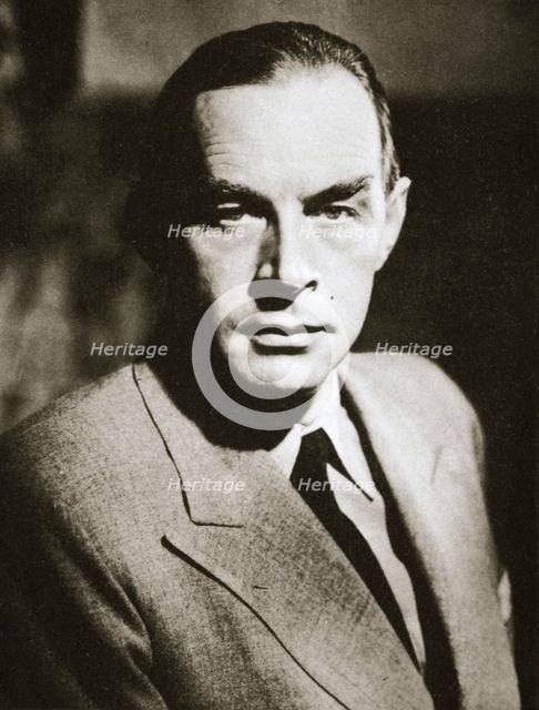 Erich Maria Remarque, German author, late 1920s.  Creator: Unknown.