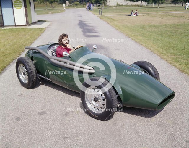 Eric Clapton in a 1955 Connaught, (c1970s?). Artist: Unknown