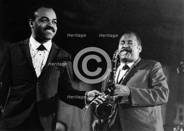 Eric Dixon, American jazz tenor saxophonist, flautist, composer and arranger, 1980s. Creator: Brian Foskett.