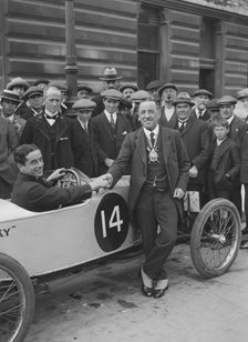 Eric Longden's Longden Special at the Southsea Speed Carnival, Hampshire. 1922. Artist: Bill Brunell