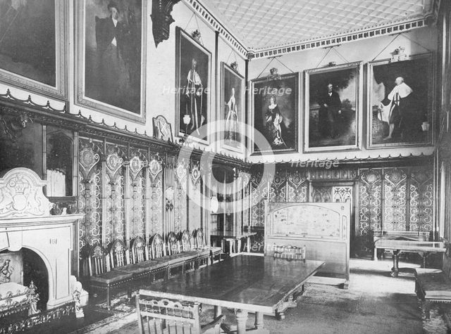 'Eridge Castle, Tunbridge Wells - The Marquis of Abergavenny, K.G.', 1910. Artist: Unknown.