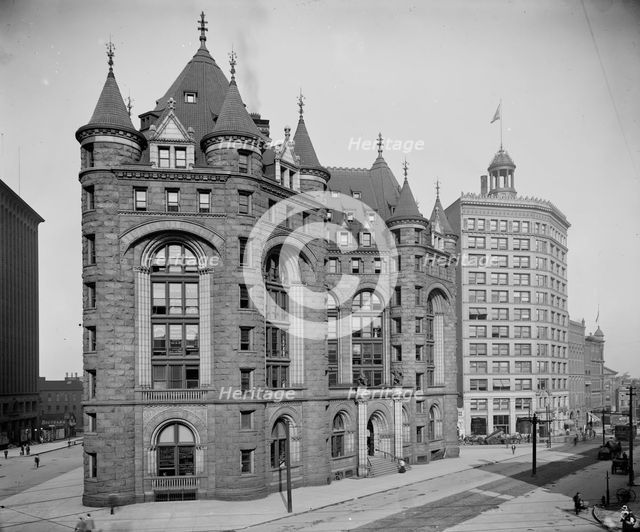 Erie Co[unty] Savings Bank, Buffalo, between 1900 and 1906. Creator: Unknown.