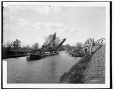 Erie lift, near Mountain View, Morris and Essex Canal, N.J., between 1890 and 1901. Creator: Unknown