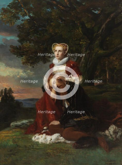 Erik XIV and Karin Mansdotter, 1864. Creator: Erik Johan Lofgren.