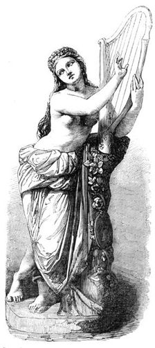 "Erin", by J. Bell, executed in Terra Cotta by Blashfield, 1857. Creator: Unknown