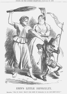 Erin's Little Difficulty 1865. Creator: John Tenniel