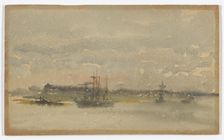 Erith - Evening, 1881-1883. Creator: James Abbott McNeill Whistler