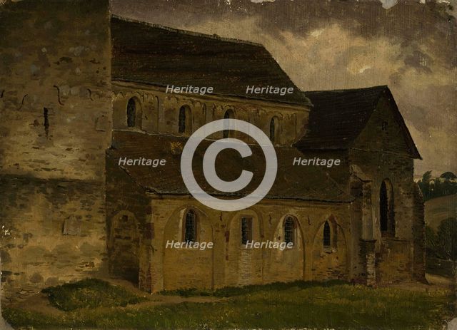 Erkrath Church, study, 1854. Creator: Werner Holmberg.