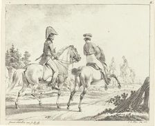 Erlangen Students on Horseback, 1811. Creator: Johann Adam Klein