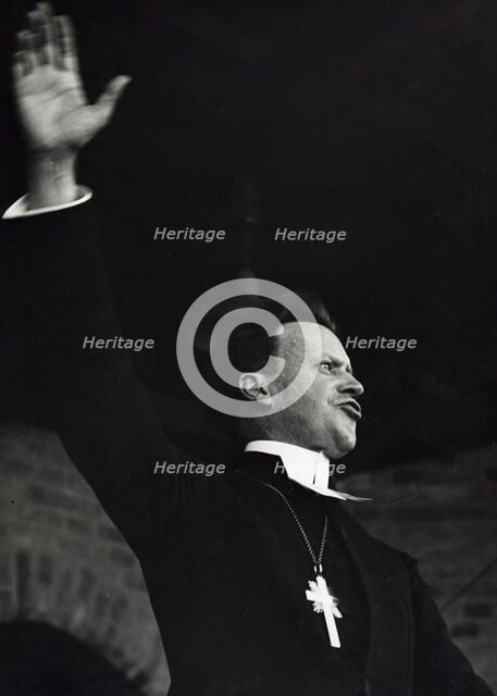 Erling Eidem, Swedish clergyman and theologian, 20th century. Artist: Karl Sandels