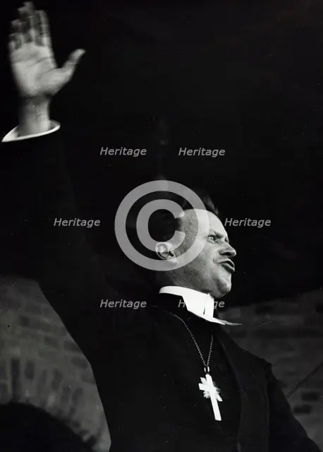 Erling Eidem, Swedish clergyman and theologian, 20th century. Creator: Karl Sandels.