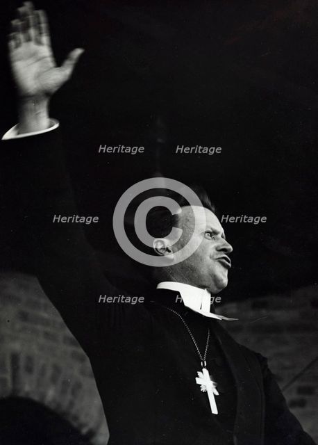 Erling Eidem, Swedish clergyman and theologian, 20th century. Creator: Karl Sandels.