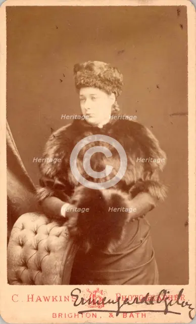 Ermengarde Ozilor, between 1855 and 1860. Creator: Charles Hawkins.