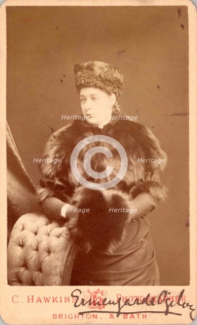 Ermengarde Ozilor, between 1855 and 1860. Creator: Charles Hawkins.