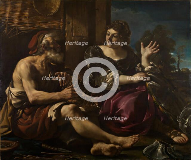 Erminia and the Shepherd, 1619-20.  Creator: Guercino.