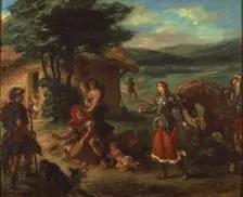 Erminia and the Shepherds, 1859