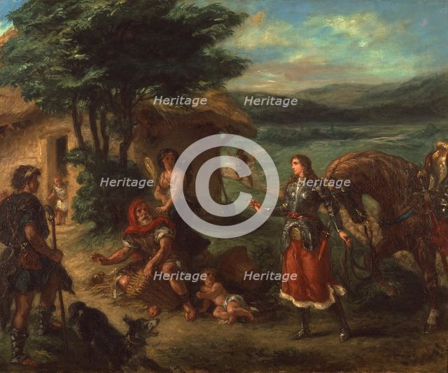 Erminia and the Shepherds, 1859. Creator: Eugene Delacroix.