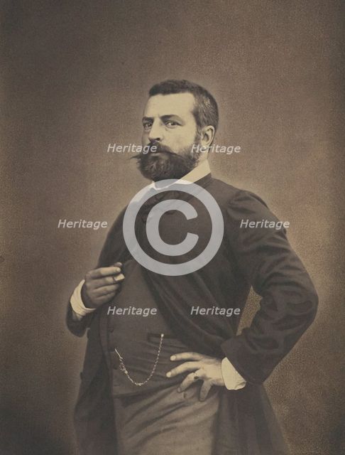 Ernest Meissonier, 1855-1859. Creator: Nadar.