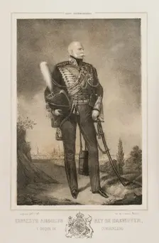 Ernest Augustus, (1771-1851), King of Hanover (1837-1851), Duke of Cumberland and Teviotdale, 1854. Creator: Luis Carlos Legrand