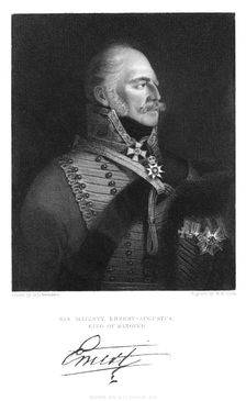 Ernest Augustus, King of Hanover 1837