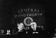Ernest Bevin (1881-1951), British labor leader and statesman, 1945. Creator: Unknown
