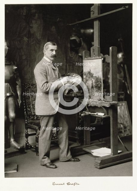 Ernest Crofts, c1889-1891. Creator: Ralph W Robinson.