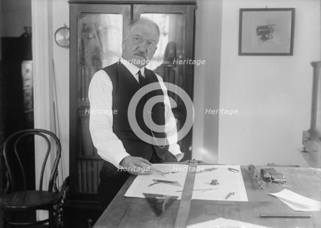 Ernest George Fischer, Chief of Instrument Division, Coastal Geodetic Survey, 1914. Creator: Harris & Ewing.