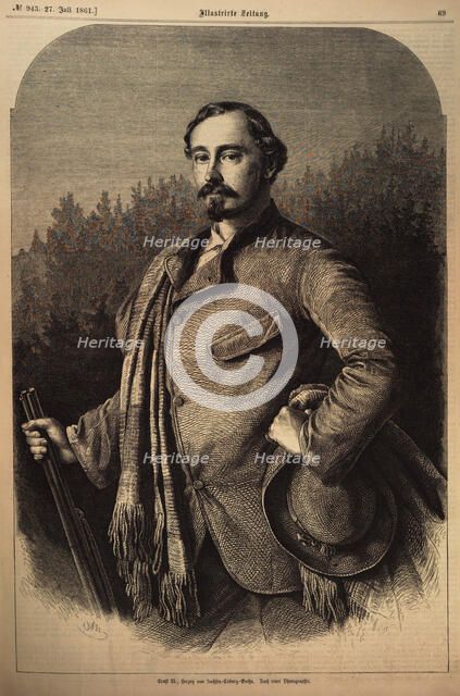 Ernest II (1818-1893), Duke of Saxe-Coburg and Gotha, 1861. Creator: Anonymous.