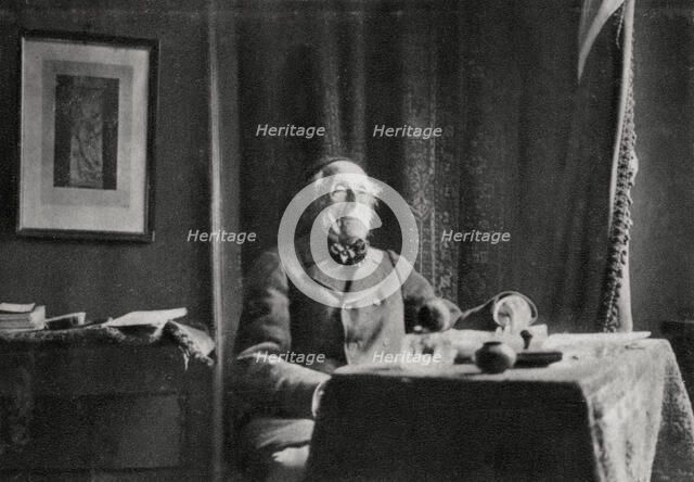 Ernest Legouve, French dramatist, 1887. Artist: Unknown