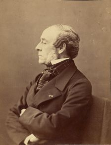 Ernest Legouvé, littérateur, 1861-1869. Creator: Nadar