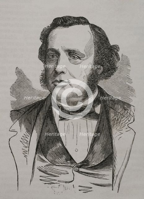 Ernest Picard, (Louis Joseph Ernest Picard), (1821-1877), French politician, 1870.  Creator: Unknown.