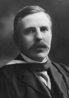 Ernest Rutherford (1871-1937), Nobel prize-winning atomic physicist, c1908. Creator: Unknown