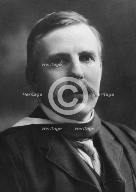 Ernest Rutherford (1871-1937), Nobel prize-winning atomic physicist, c1908.  Creator: Unknown.
