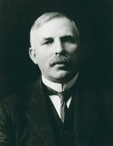 Ernest Rutherford (1871-1937), Nobel prize-winning atomic physicist, c1908. Creator: Unknown