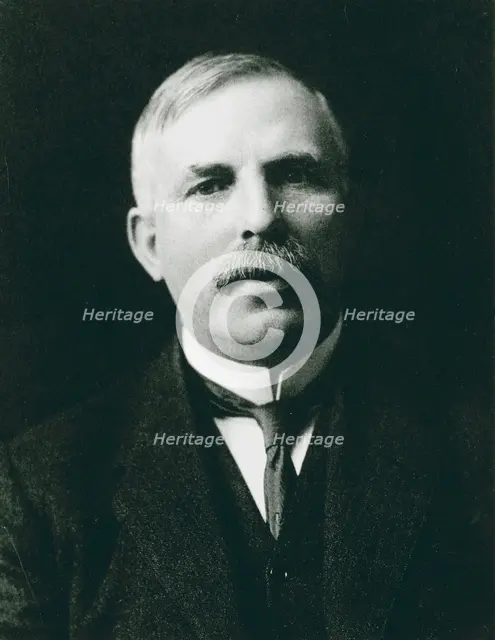 Ernest Rutherford (1871-1937), Nobel prize-winning atomic physicist, c1908.  Creator: Unknown.